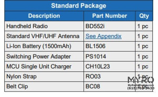 Hytera Bd552I Business Dmr Portable Two-Way Radio Handheld