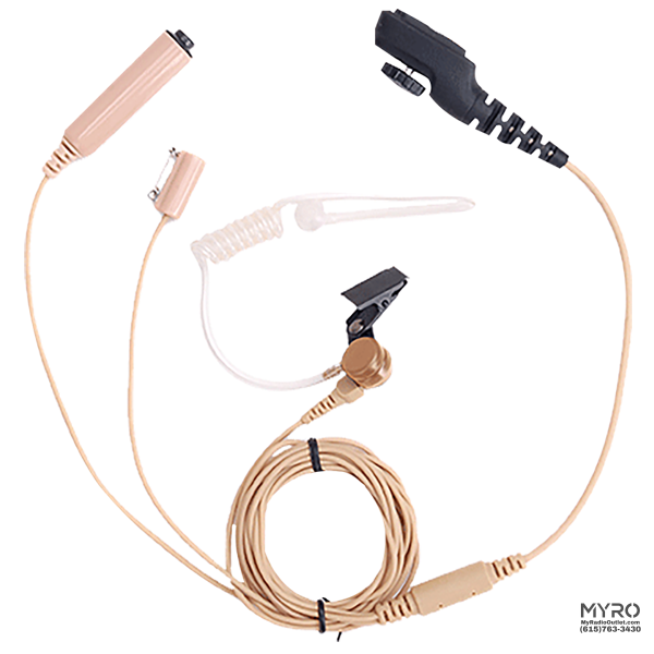 Hytera Ean17 3-Wire Earpiece With Acoustic Tube Microphone And Ptt [Pd702I Pd752I Pd782I] Two Way