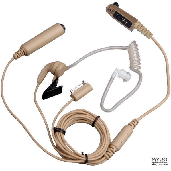 Hytera Ean19 3-Wire Earpiece With Acoustic Tube Microphone And Dual Ptt [Pd602I Pd662I Pd682I] Two