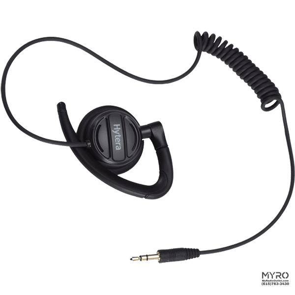 Hytera Eh-02 Receive-Only Swivel Style Earpiece (For Radios With 3.5Mm Jack) Two Way Radio